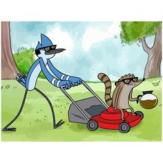 Картина по номерам на холсте обычный мультик - 1154