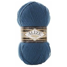 Пряжа Alize Superlana klasik (Суперлана Классик) - 1 моток 403 морская волна 25% шерсть, 75% акрил 280м/100г