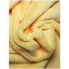 Искусственный мех, ворс 8 мм, Кролик, Персиковый, для игрушек, рукоделия, шитья К-2 N-59 отрез 150х100 см КиКТойс