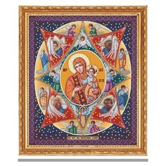Алмазная мозаика Икона Божией матери Неопалимая Купина 25x30 М-301 Flamingo