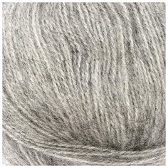Пряжа "Angora real 40" 60% акрил, 40% шерсть 430м/100гр (614 серый меланж) Alize