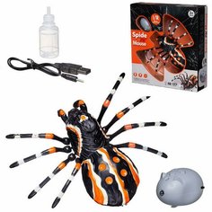 Интерактивная игрушка JUNFA Паук, выпускает пар, на ИК управлении Китай