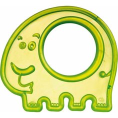 Прорезыватель мягкий, 0+, цвет: зеленый, форма: слоник Canpol Babies