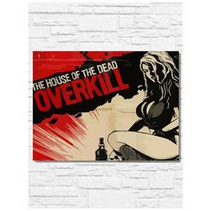 Картина по номерам на холсте игра House of the Dead Overkill (PS, Xbox, PC, Switch) - 11129 Г 30x40