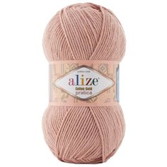 Пряжа Alize Superlana Klasik, 25 % шерсть, 75 % акрил, 100 г, 280 м, 1 шт., 161 пудра