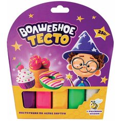 Набор для лепки "Волшебное тесто" 250 г, 5 цветов, волшебный МИР