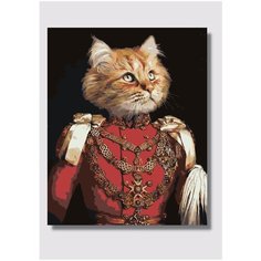 Картина по номерам " Кот " холст на подрамнике 40 х 60