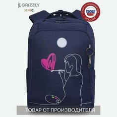 Рюкзак школьный с карманом для ноутбука 13", двумя отделениями, анатомической спинкой, для девочки RG-366-3/1 Guangzhou Guangfeng Leather Co.,Ltd