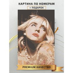 Картина по номерам Билли Айлиш Billie Eilish холст на подрамнике 40*60