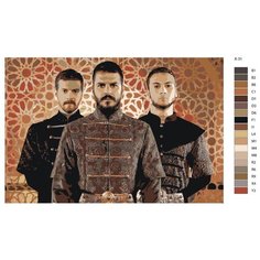 Картина по номерам X-31 "Сериал Великолепный век" 40x60 Brushes Paints