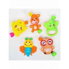 Погремушки для новорожденных, Крошка Я "Давай играть", игрушки для малышей, набор 5 шт