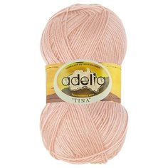 Пряжа ADELIA "TINA" 100% акрил 5 шт.х100г 308м №177 кремовый
