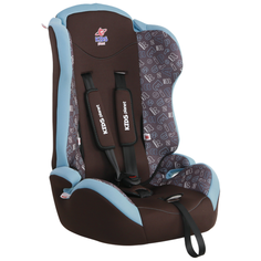 Автокресло детское Siger Kids Planet Meteor SG517 шоколадные буквы KRES2542