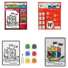 Набор для творчества Татой "Насыпь на Клей "Кораблик" Эники беники