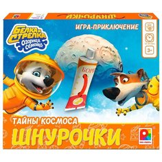 Развивающая игрушка Радуга Белка и стрелка Тайны космоса (С-1042), голубой/оранжевый