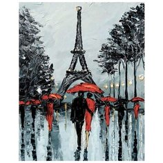 Алмазная мозаика Гранни "Парижские аллеи", 38x48 см, Гранни