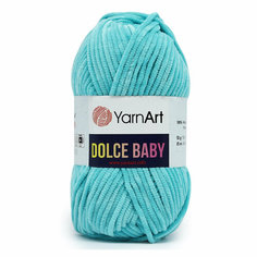 Пряжа для вязания YarnArt Dolce Baby, 50г, 85м (100% микрополиэстер) (746 бирюзовый), 5 мотков