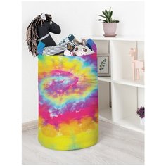 Корзина для игрушек JoyArty "Насыщенные красочные разводы" 40x60 см