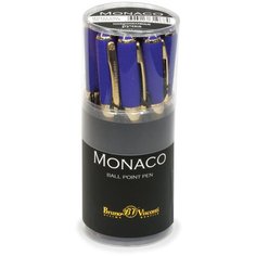 Ручка шариковая BrunoVisconti, 0,5 мм, синяя, Monaco (сине-фиолетовый корпус), Арт. 20-0125/13