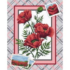 Набор для выкладывания мозаики Brilliart (от МП Студии) Маковое великолепие"