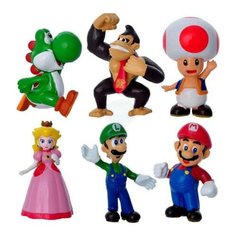 Набор фигурок Супер Марио - SuperMario 6 шт. Noname