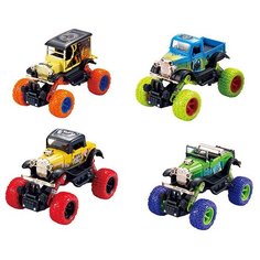 Игрушечные машинки и техника ТМ Wincars Wincars YK-2202 Ретромодель с большими колёсами инерционная металлическая 13 см, (в ассортименте)