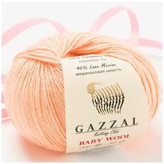 Пряжа Gazzal Baby Wool (834 персик)