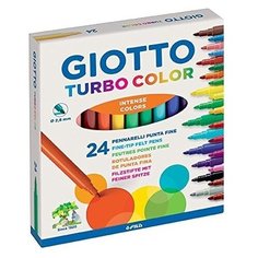 Набор фломастеров "Turbo color", 24 цвета Giotto
