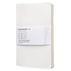 Записная книжка Moleskine Volant (в линейку, 2 шт.), Large (13х21см), белый