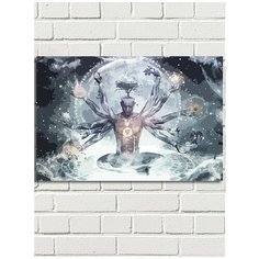 Картина по номерам эзотерика души тела космоса провидения таинств йога - 6840 Г 60x40