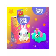 ZABIAKA Игровой набор Funny Box «Зверюшки»: карточка, фигурка, лист наклеек