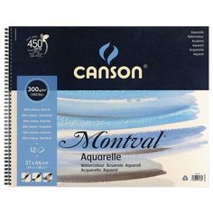 Canson Альбом для акварели Монваль 300гр/м, Фин, 37х46см, 12л sela25