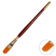 Кисть Синтетика Овальная ЗХК Decola №16, d=16 мм Невская палитра