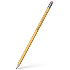 Чернографитный шестигранный карандаш с ластиком ErichKrause Amber 101 HB