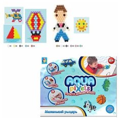Набор для творчества Творчество Aqua pixels Маленький рыцарь,400 дет. Т20223 1 Toy