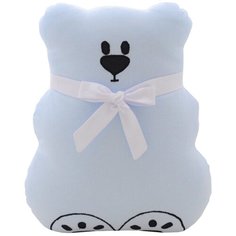Подушка-бортик "Мишка голубой с белым бантиком", 35*30 см, 100% хлопок Childrens Textiles