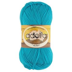 Пряжа "AURA" 100% акрил 50 г 250 м №086 яр. голубой Adelia