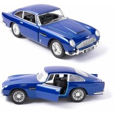 Металлическая машинка Kinsmart 1:38 "Aston Martin DB5" KT5406D, инерционная / Синий