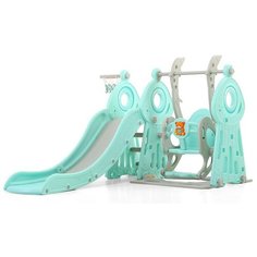 Горка + качели "Маяк" PS-043-М ментол Perfetto Sport