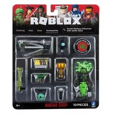 Roblox - Фигурка Social Medusa Influencer with Selfie Stick (Avatar Shop) с аксессуарами Jazwares