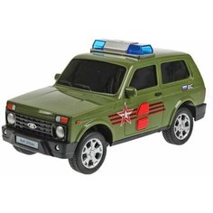 Машинка Lada 4x4 Urban Армия России 19,5 см свет и звук - Технопарк [URBANBLACK-20PLARR-GN]