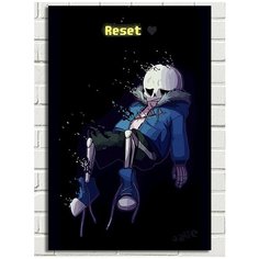 Картина по номерам игра Undertale (Санс, Ториэль, Фловей, Удина, Чара) - 8510 В 60x40