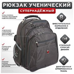 Ученический школьный рюкзак Highland HL010 - Titanium