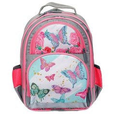 Calligrata Рюкзак школьный Calligrata "Бабочки", 36 х 23 х 13 см, эргономичная спинка