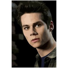 Картина по номерам на холсте волчонок - 1308 40X60