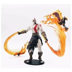 Фигурка Кратоса с Огненными клинками Афины - Kratos Flame Blades in Athena Noname