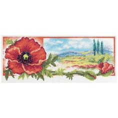 Набор для вышивания "Красный цвет утренней зари", 11x27 см, PANNA