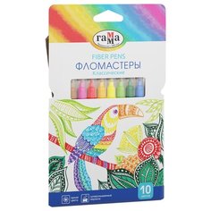 Набор фломастеров Гамма "Классические" 10 цв, смываемые, картон. упак, европодвес