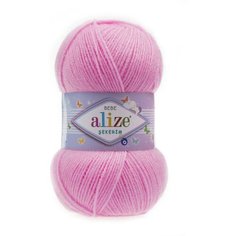 Пряжа "Sekerim Baby" 100% акрил 320м/100гр (191 розовый) Alize