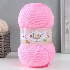 ALIZE Пряжа "Sekerim Bebe" 100% акрил 320м/100гр (191 розовый)